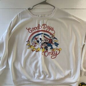 Size XLarge Disney Mickey and Friends Sweatshirt